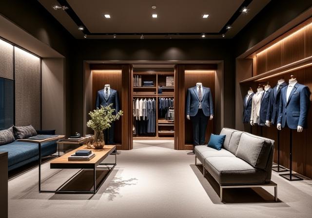 Riku Sail銀座店の洗練された店内